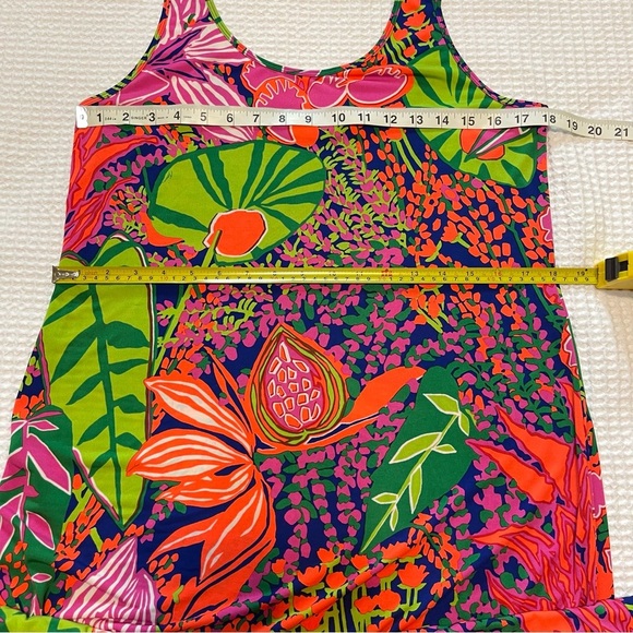 Trina Turk Resort Wear Violina Print Jersey Maxi Floral Dress - Picture 12 of 15